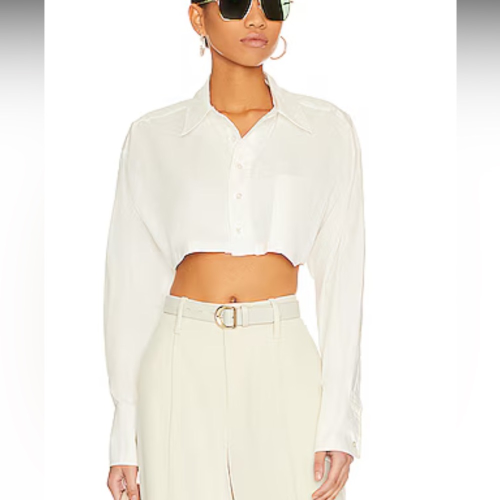 L’academie Norman built in bra button down size XS